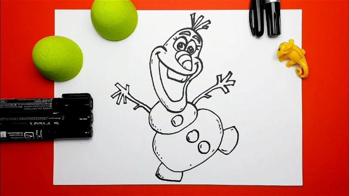 How to Sketch Olaf