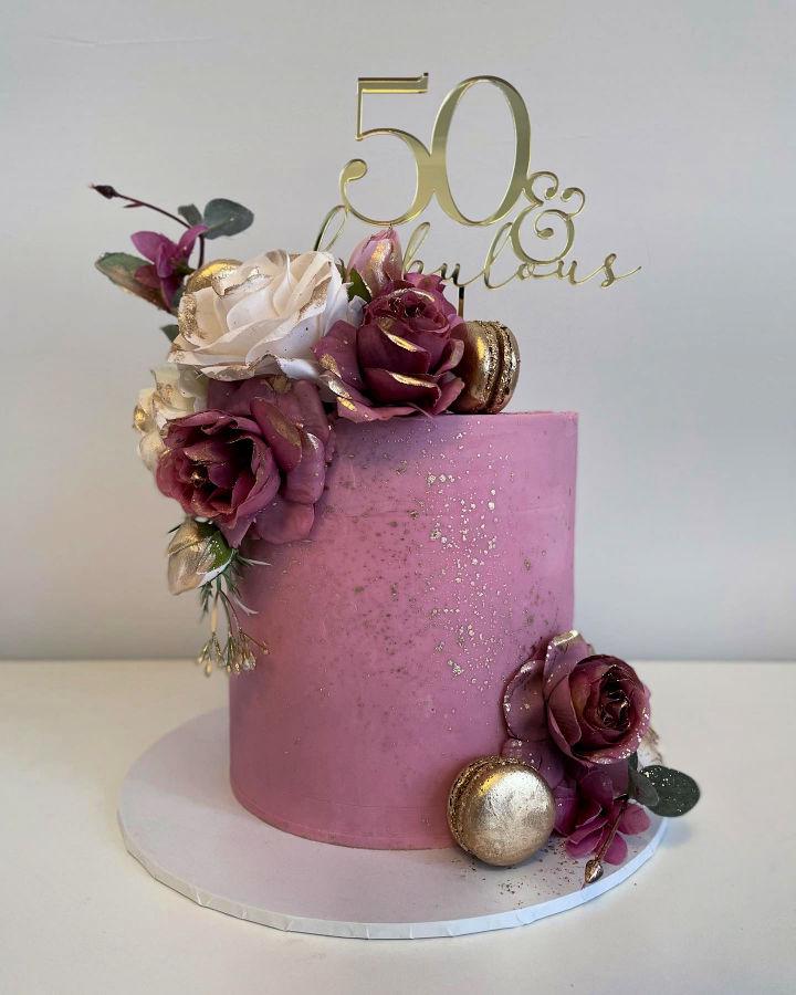 Luxury Pink Glam Cake For Women
