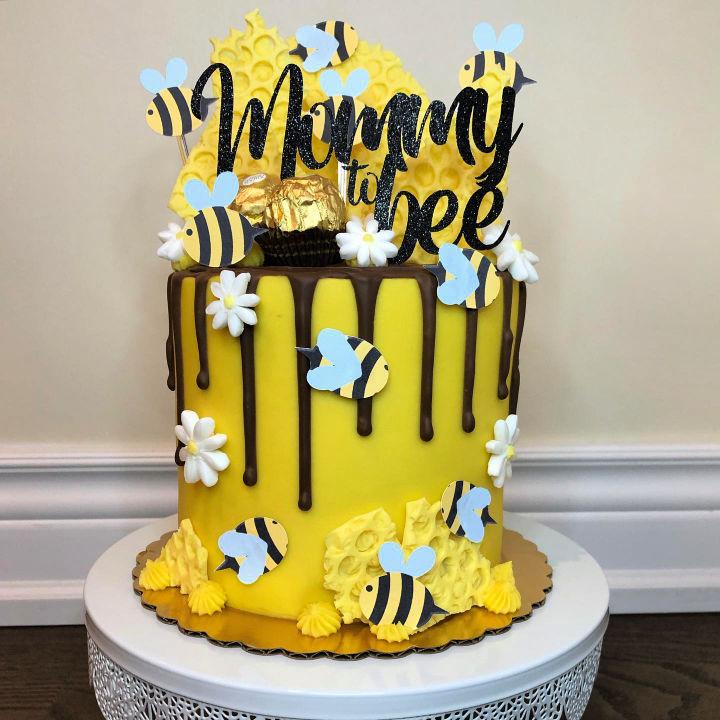 Mommy To Bee Baby Shower Cake