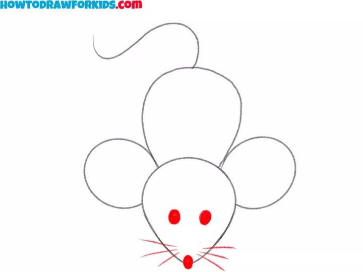 Mouse Drawing for Kindergarten