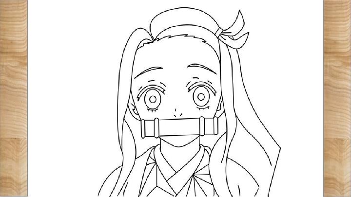 Nezuko Kamado Drawing from Kimetsu No Yaiba