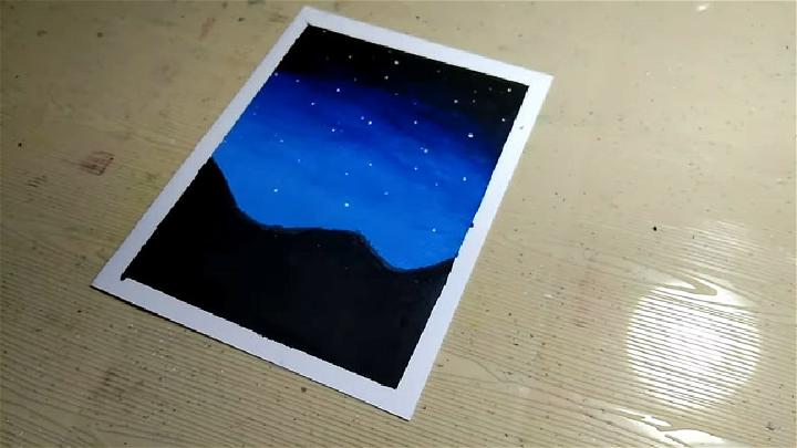 oil pastel drawing of a night sky (i followed a tutorial) | Art Amino-saigonsouth.com.vn