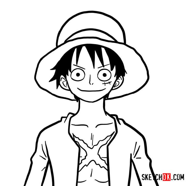 One Piece Luffy Drawing