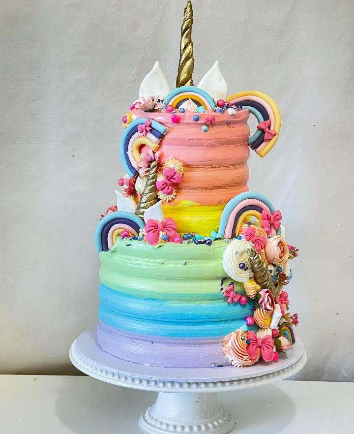 Party Themed Unicorn Cake