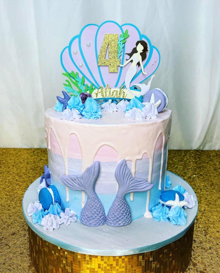 Personalized Mermaid Cake