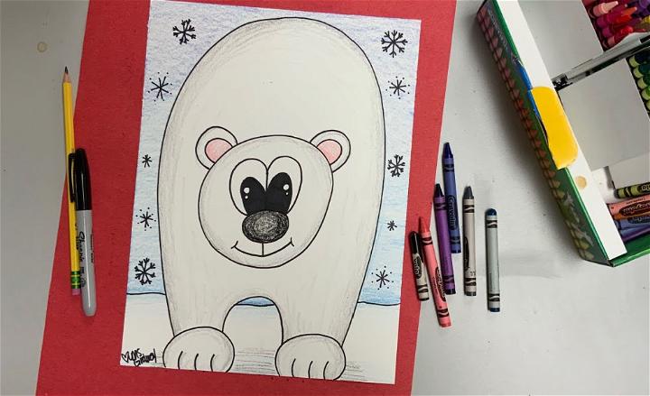 Polar Bear Directed Drawing