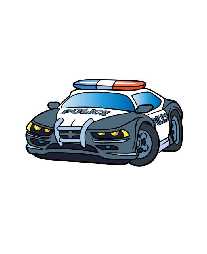 Police Car Drawing Step by Step Guide
