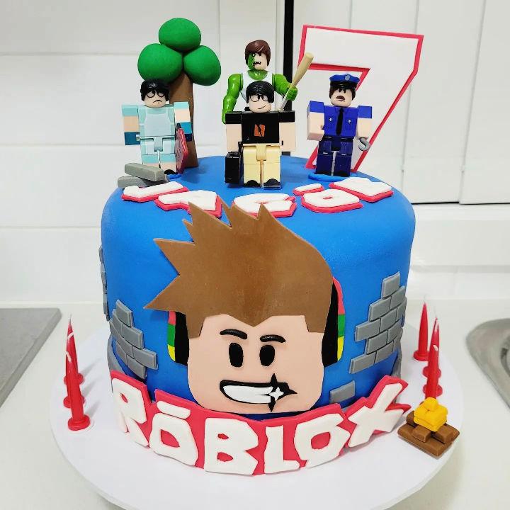 Roblox Cake For 7th Birthday