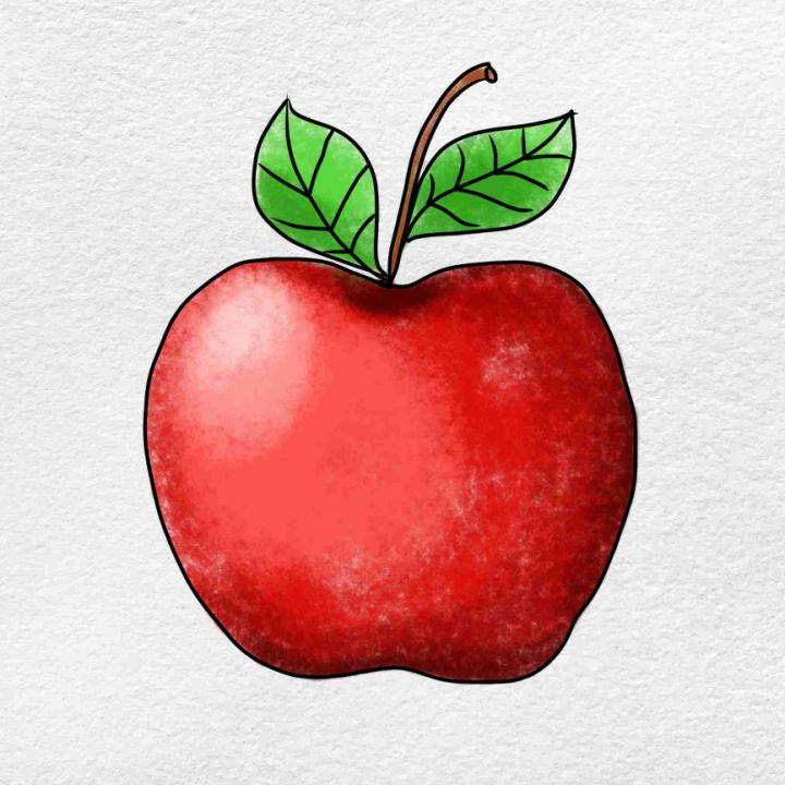 Simple Fruit Watercolor Painting Healthy Garden Drawing Cartoon Vinyl  Sticker, Mango : Amazon.in: Home Improvement