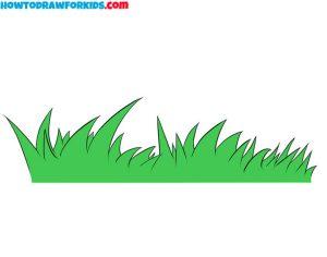 25 Easy Grass Drawing Ideas - How to Draw Grass - Blitsy