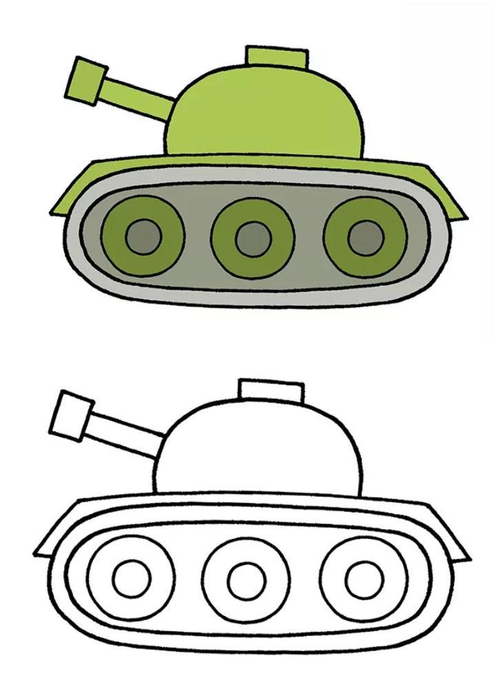 Simple Tank Drawing