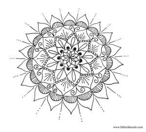 25 Easy Mandala Drawing Ideas - Draw a Mandala