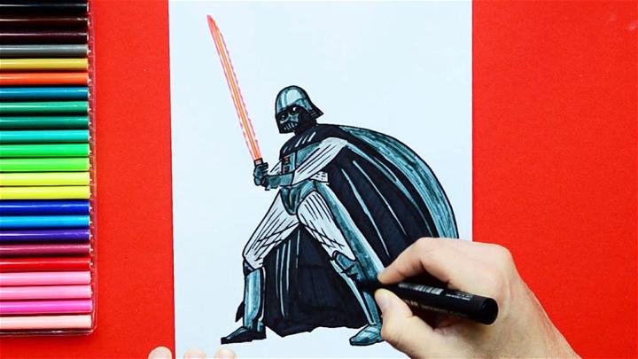Simple and Easy to Draw Darth Vader