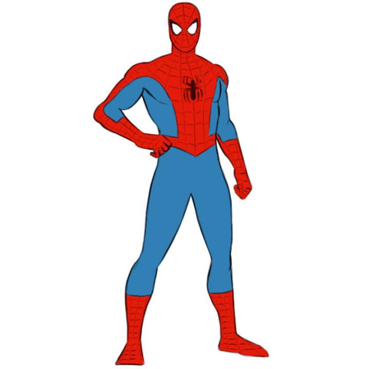Spider Man Suit Drawing
