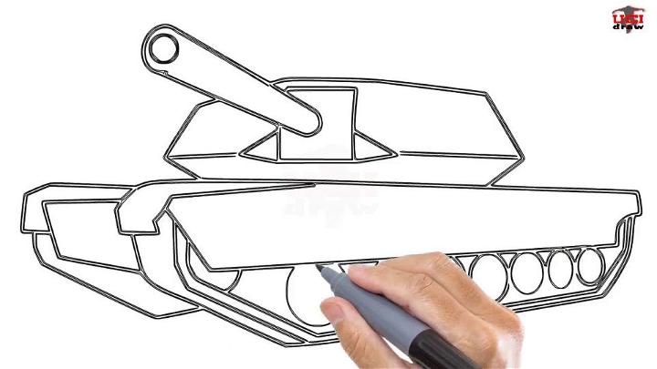 Tank Drawing for Beginners