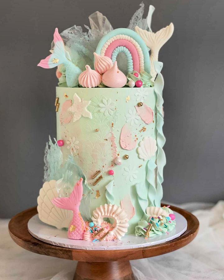 Mermaid Cake - Recipes Inspired by Mom