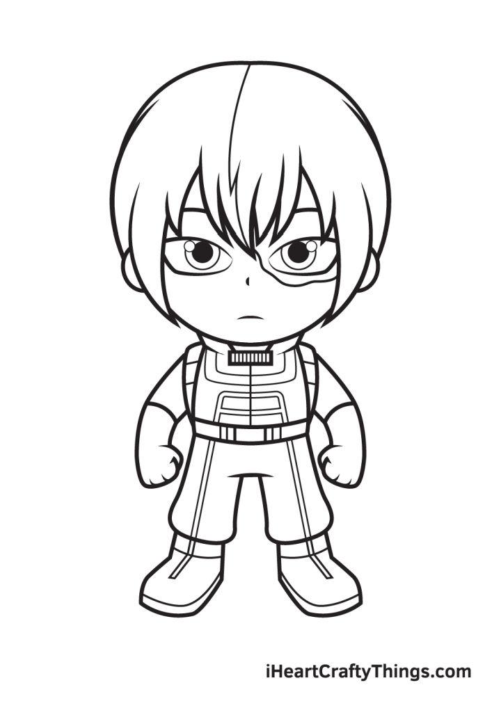 Todoroki Drawing Step by Step Guide