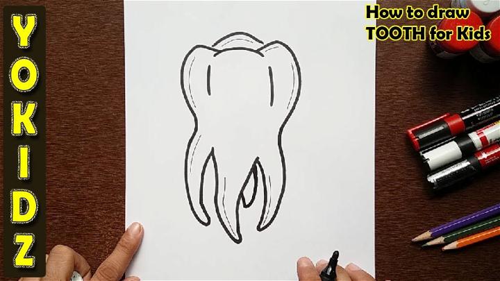 Tooth Drawing for Kids