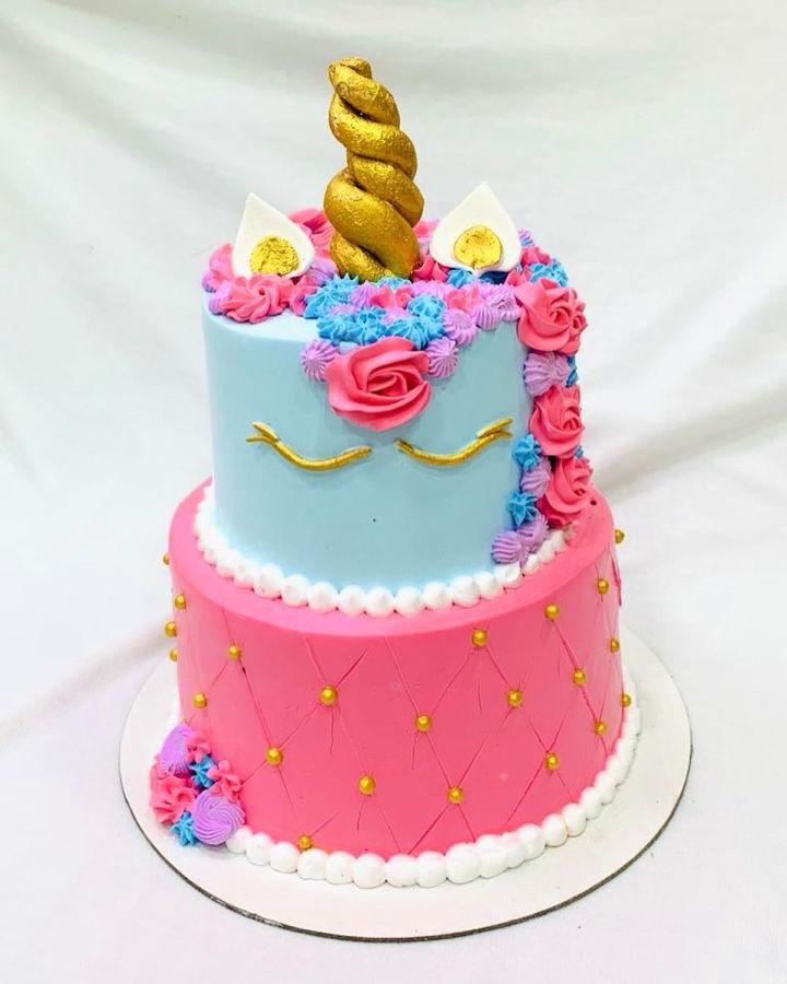 Unicorn Cake For Baby Girl