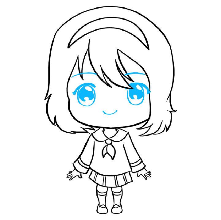 Chibi Anime Drawing Kavaii - Chibi Anime No Background - 900x900 PNG  Download - PNGkit