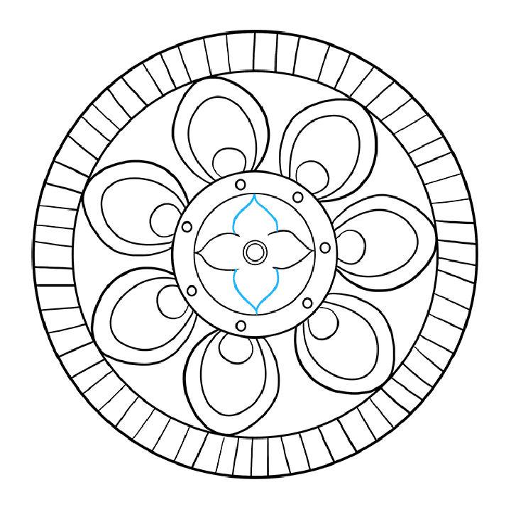 Wonderful Beginner Mandala Drawing