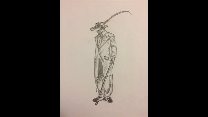 Zoot Suit Drawing