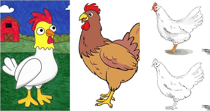 Hen Coloring Stock Illustrations, Cliparts and Royalty Free Hen Coloring  Vectors