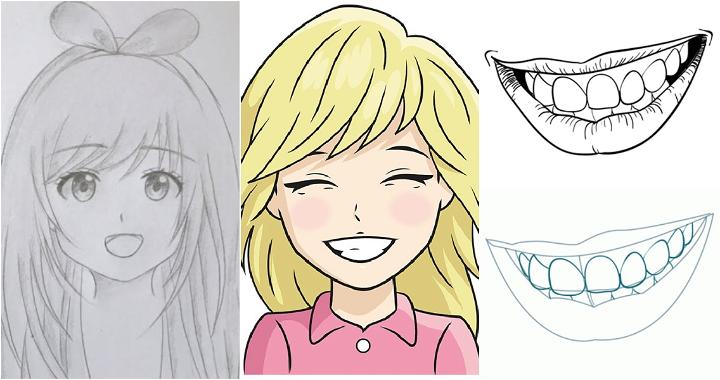 easy free smile drawing ideas and tutorials25 Easy Smile Drawing Ideas - Smile Drawing Reference