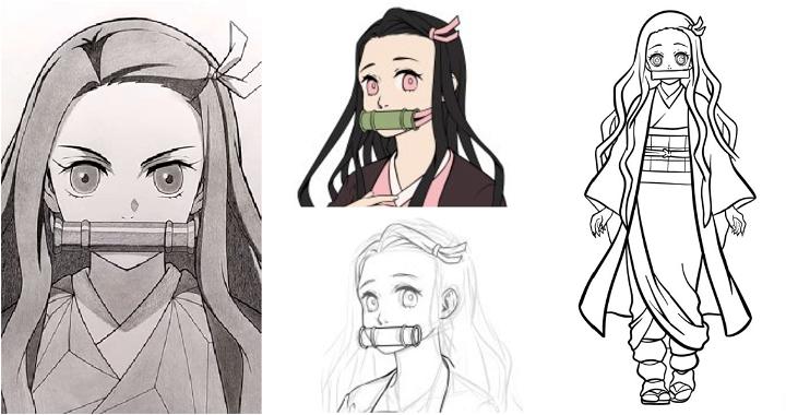 20 Easy Nezuko Drawing Ideas - How to Draw Nezuko