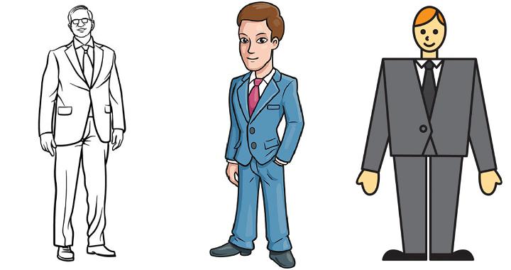 20 Easy Suit Drawing Ideas - How to Draw a Suit