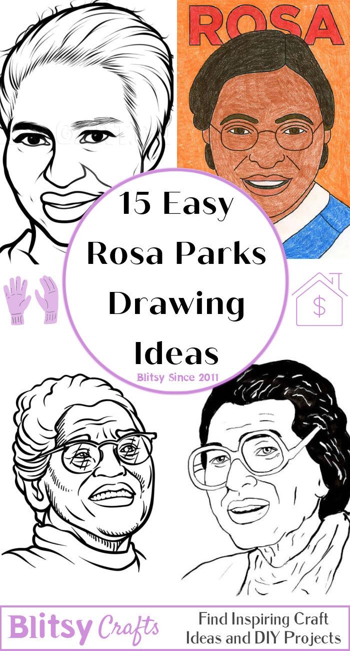 15 Easy Rosa Parks Drawing Ideas - How to Draw Rosa Parks