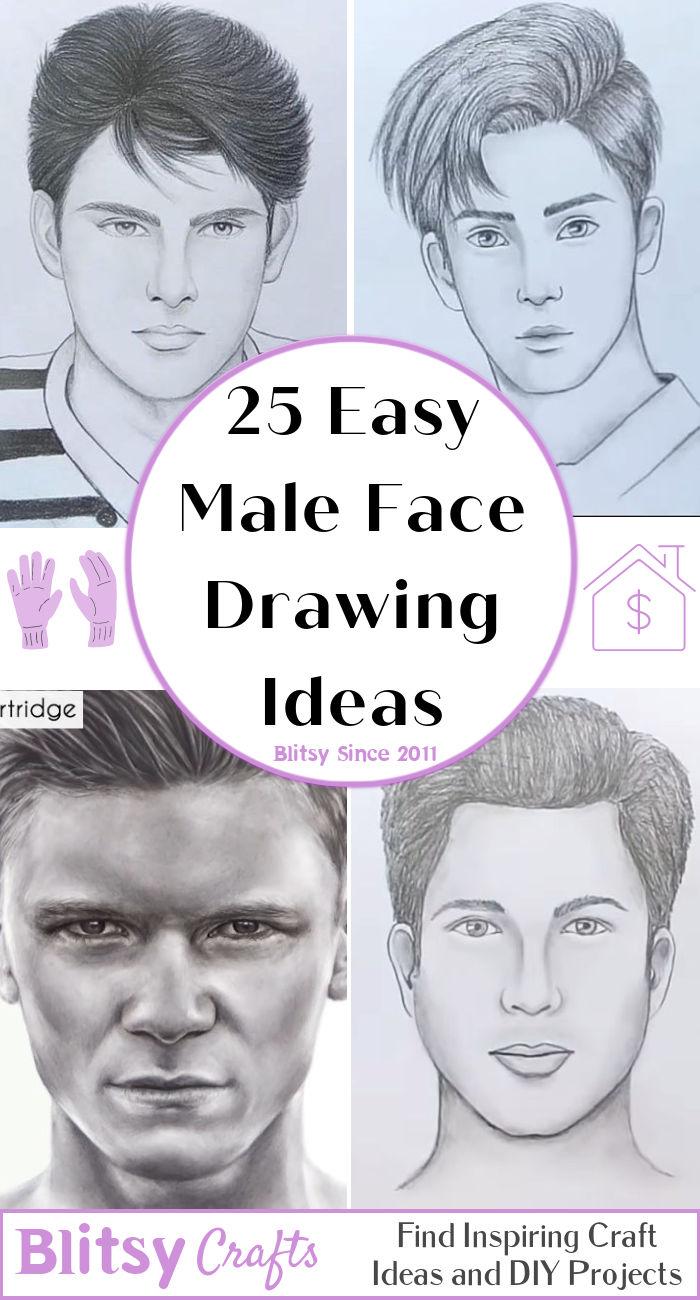 How to Draw Male Hair Step By Step – For Kids & Beginners