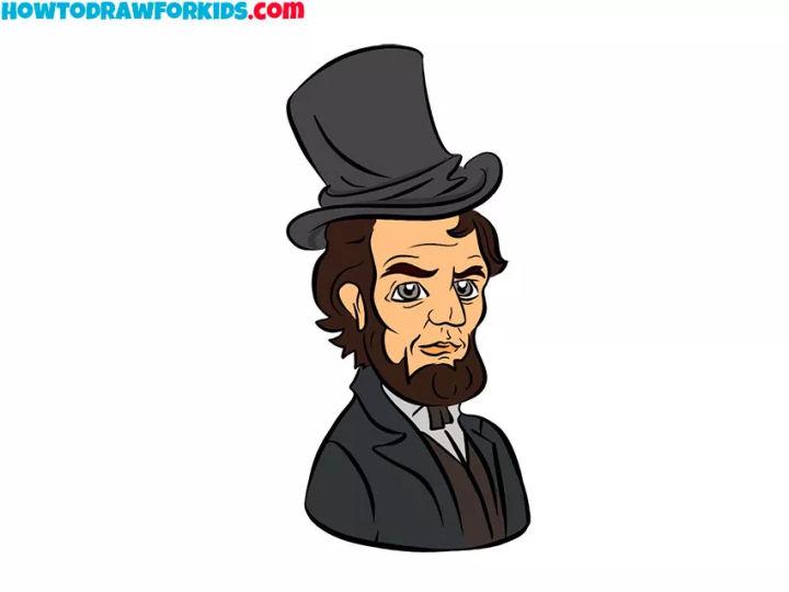 Abraham Lincoln Cartoon Drawing