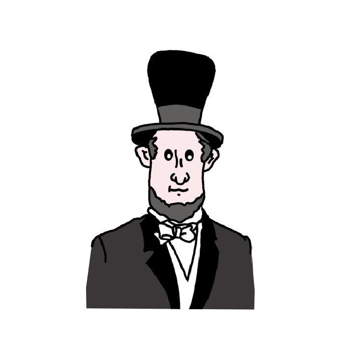 Abraham Lincoln Drawing for Kids
