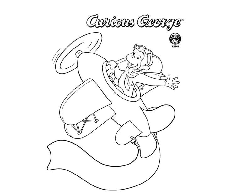 Airplane Coloring Book Pages