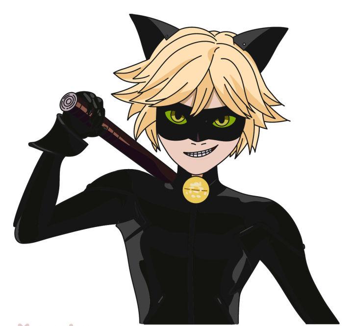 Anime Cat Noir Drawing