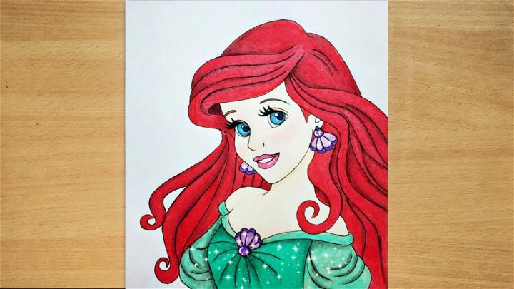 Ariel Disney Princess Drawing