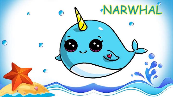 Baby Narwhal Drawing