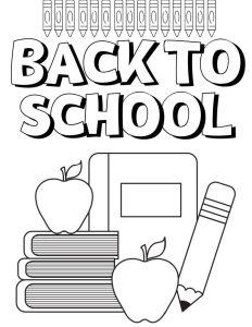 25 Free Back to School Coloring Pages for Kids and Adults