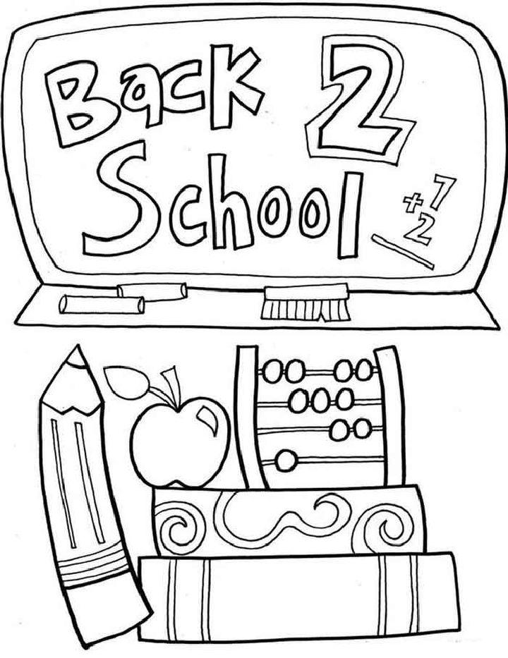 Back to School Coloring Pages for Adults