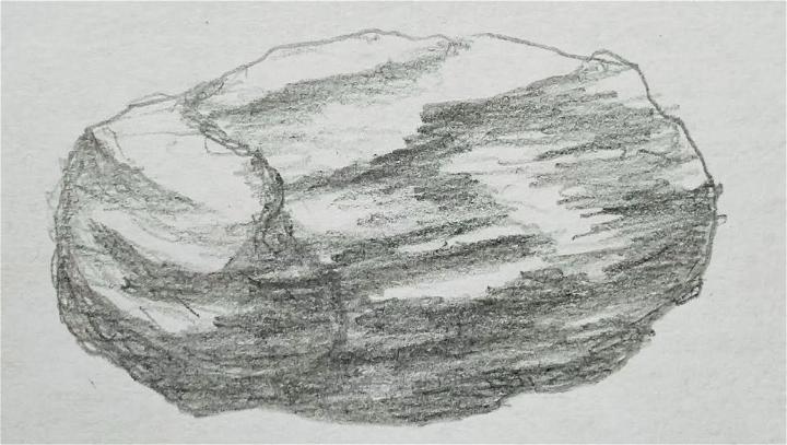 Rock Picture Drawing