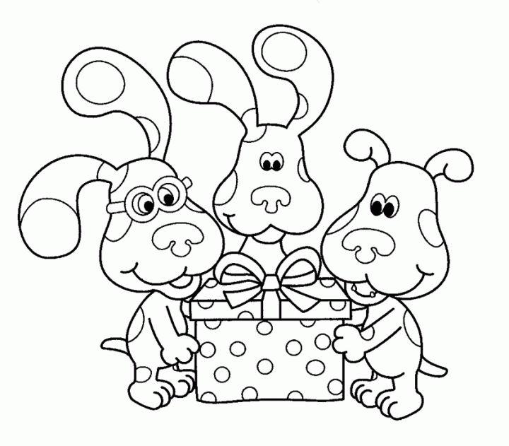 Blues Clues Coloring Book Pages