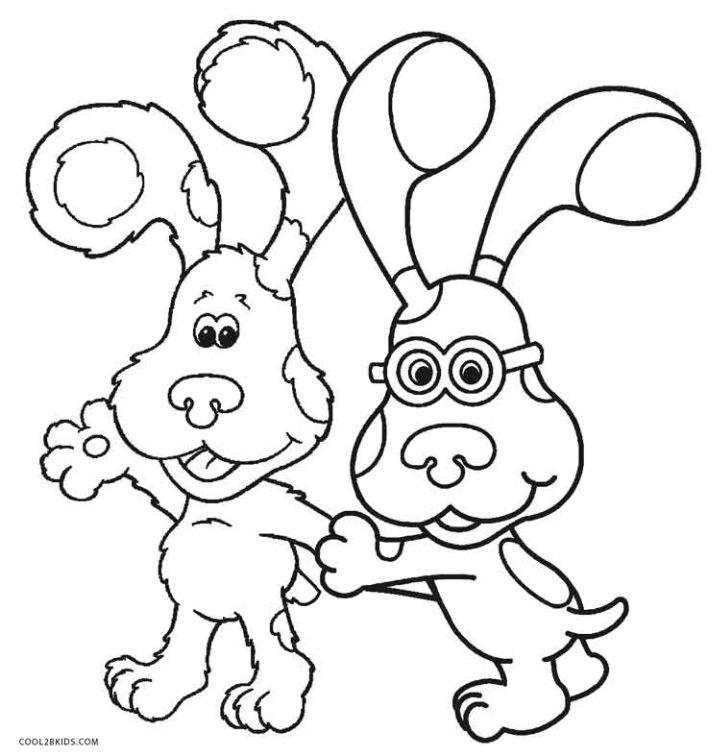 Blues Clues Coloring Pages and Activities