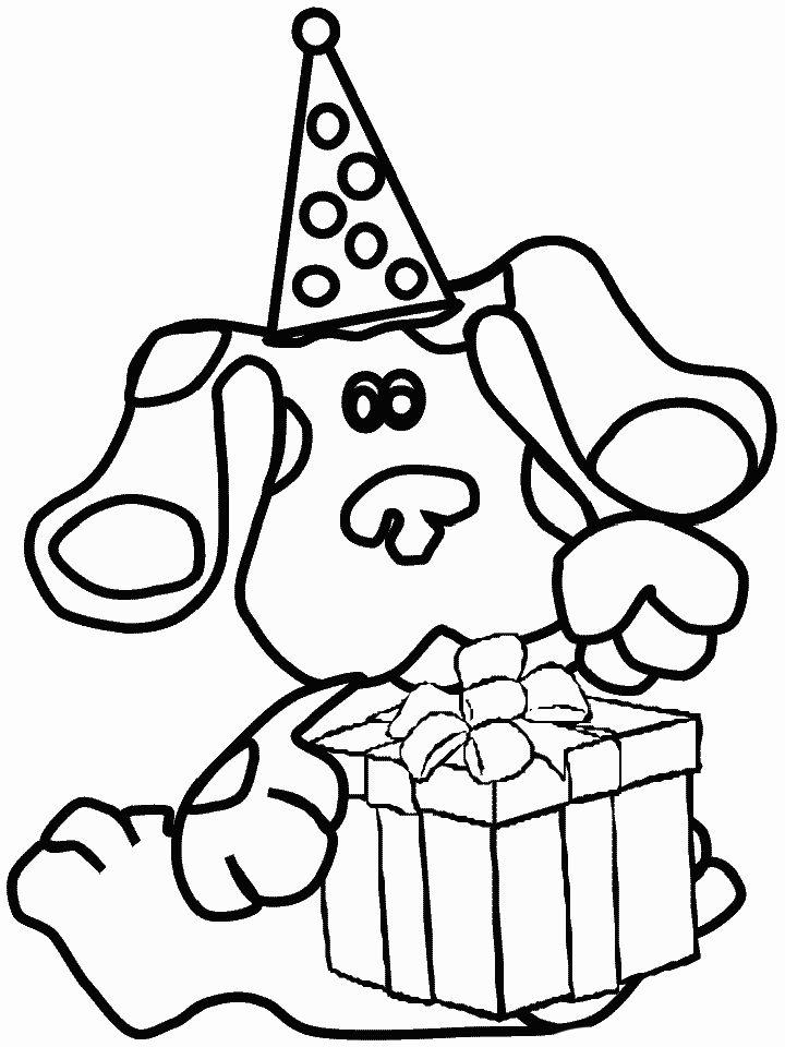 Blues Clues Coloring Pages for Little Ones