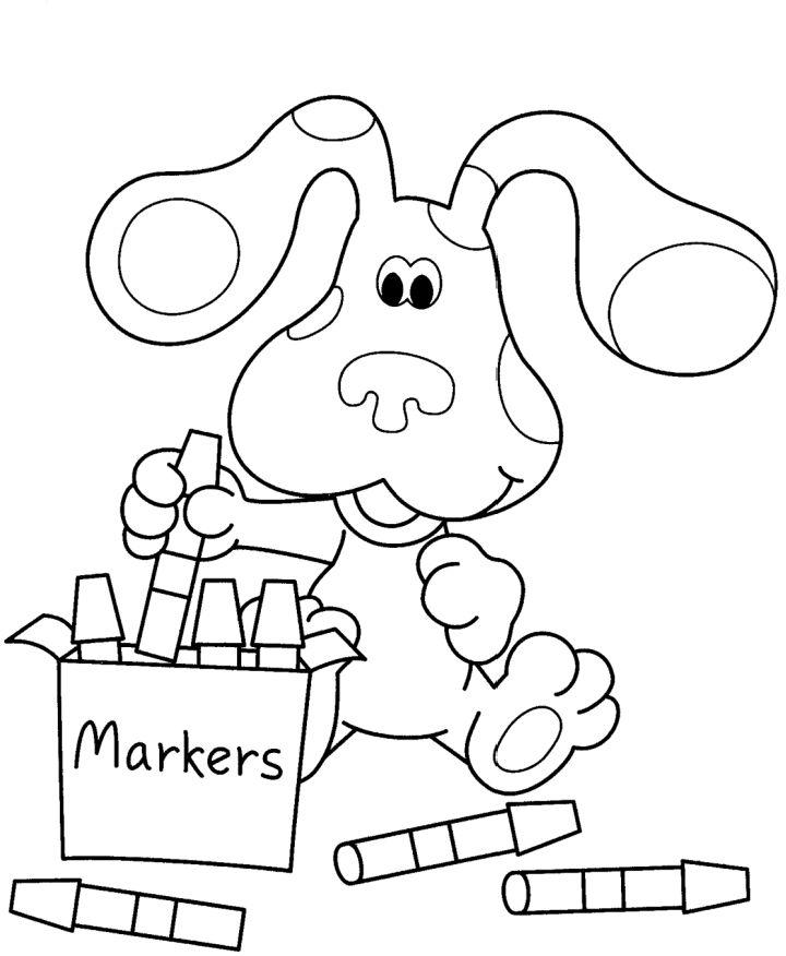 Blues Clues Pictures to Color and Print