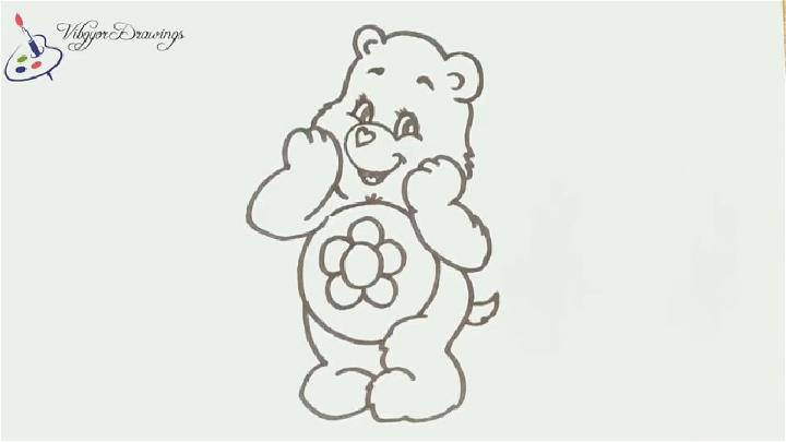 Care Bear Drawing Step by Step