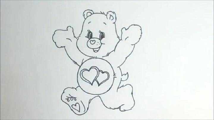Care Bear Outline Drawing
