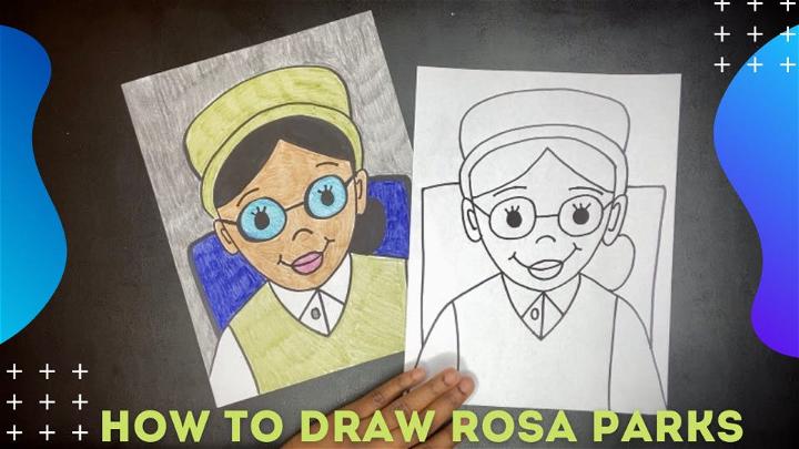 Civil Rights Activist Rosa Parks Drawing