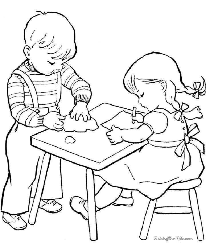 Coloring Pages of Back to School