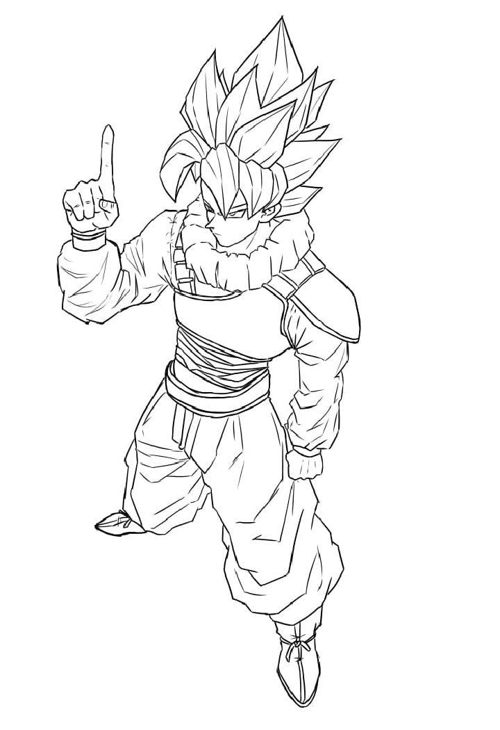 Coloring Pages of Goku